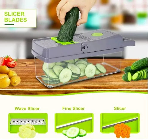 Kitchen large capacity multifunctional vegetable slicer