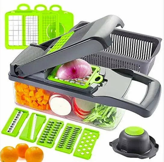 Kitchen large capacity multifunctional vegetable slicer