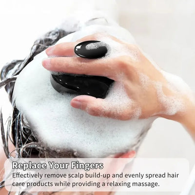 Silicone Shampoo Brush Clean