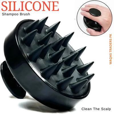 Silicone Shampoo Brush Clean