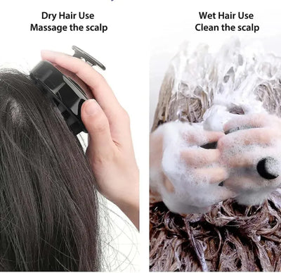 Silicone Shampoo Brush Clean