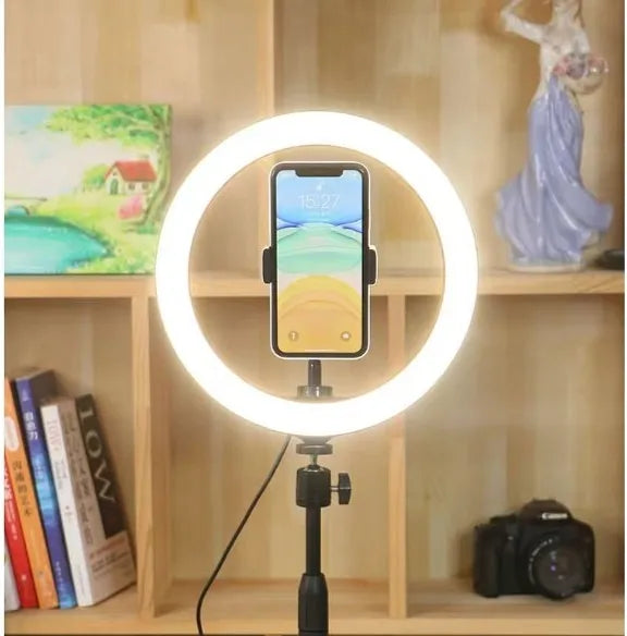 26cm Ring Light With Phone Holder