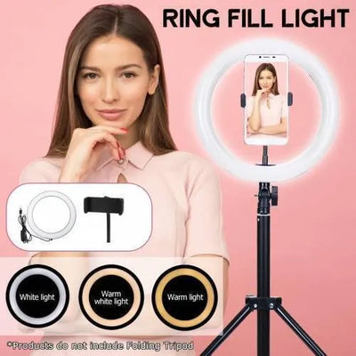 26cm Ring Light With Phone Holder
